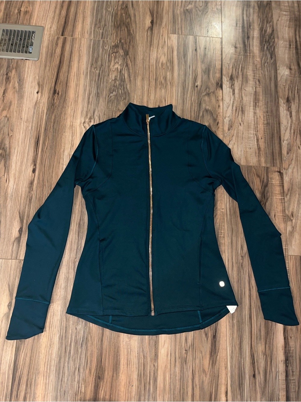 Dark emerald green Full-Zip Workout Jacket